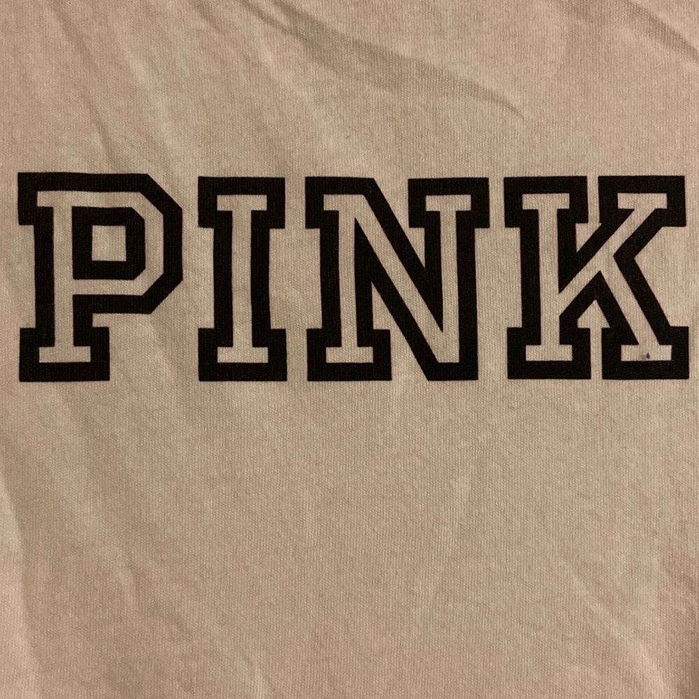 Pink white Tee